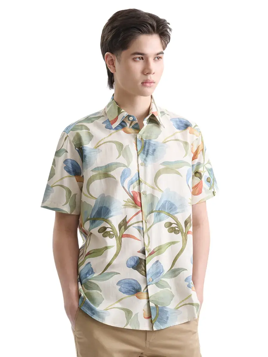 dapper mensunlitfloralprintshirtmulticolor mkp1093144911 1