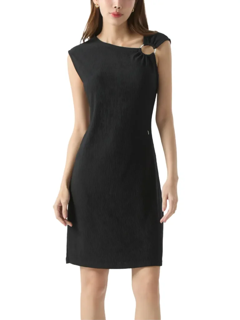 ffashion knitdresswomenblack mkp1872761 1