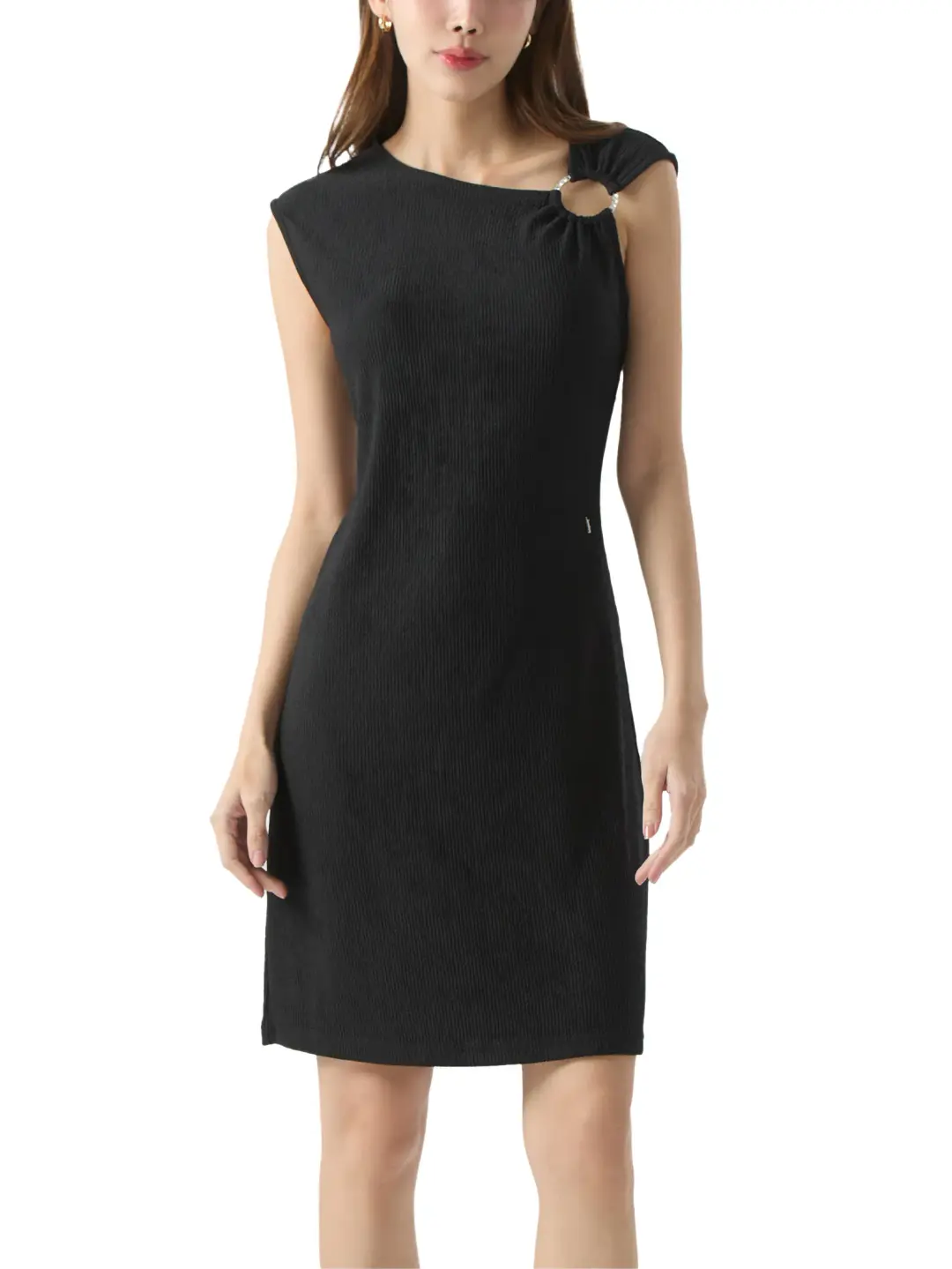 ffashion knitdresswomenblack mkp1872761 1