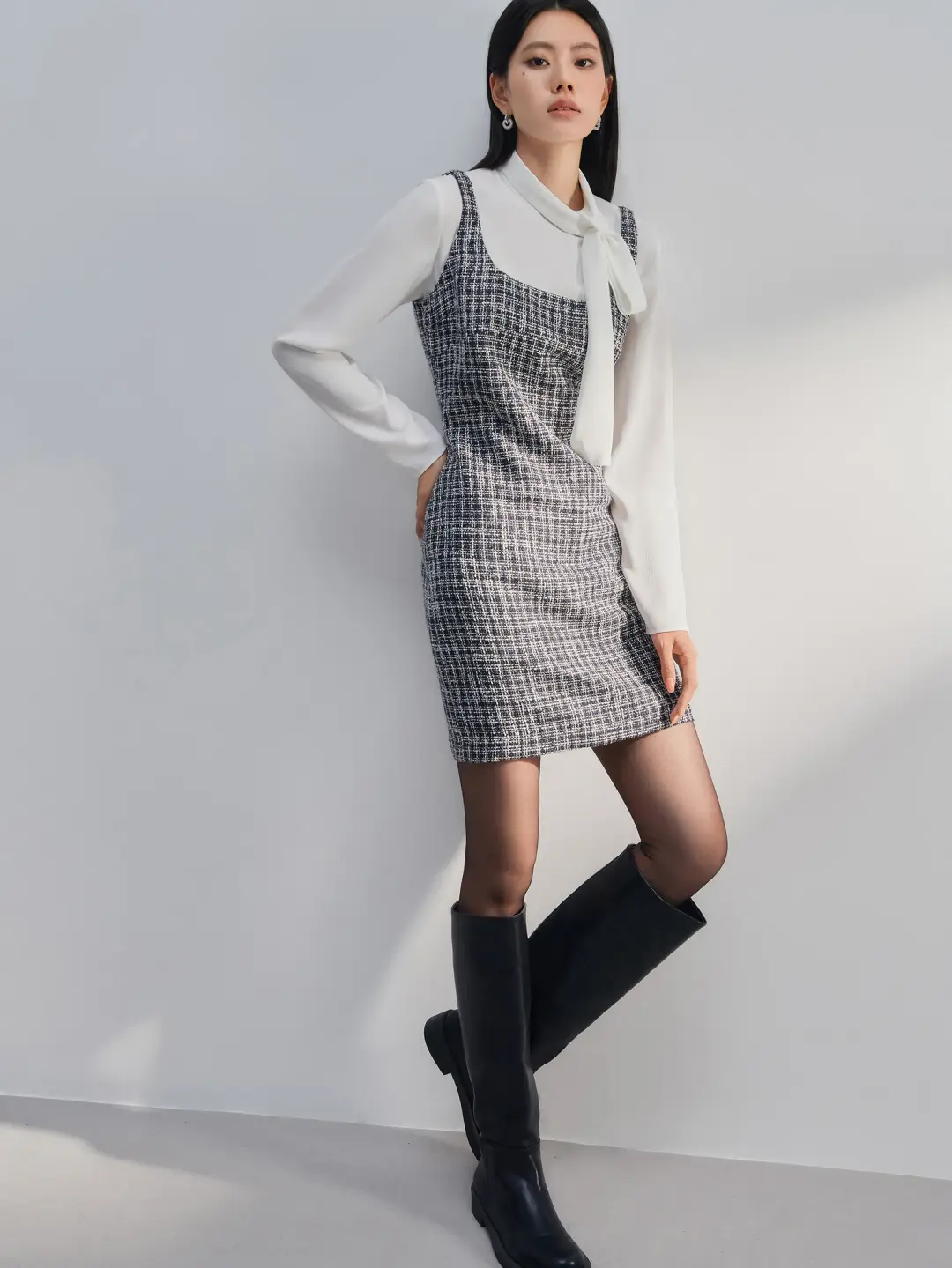 g2000 womenclothingtweedpinaforedressfittedshapenavy mkp1895375 5