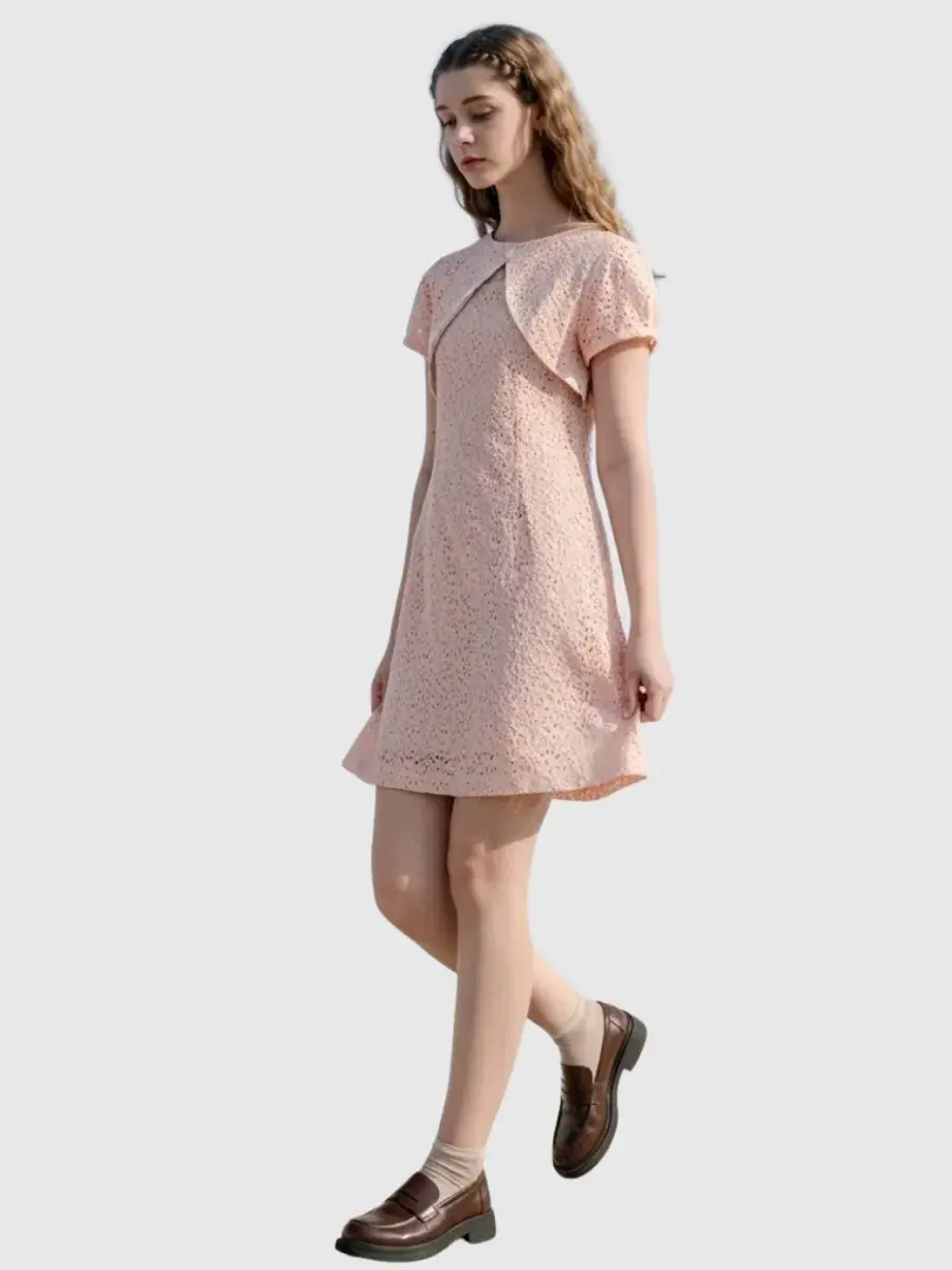 amila womendressshortsleevescottonlacerosered mkp1093194868 2