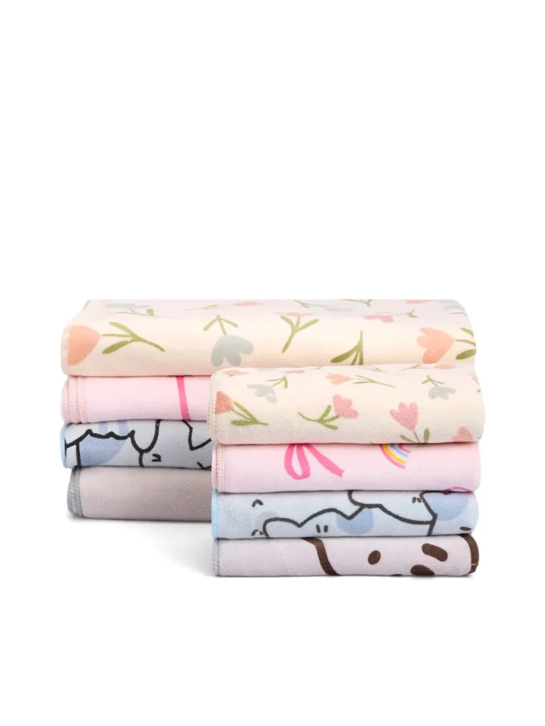 haven towelmicrofiberprintribbonpink cds24472890 1