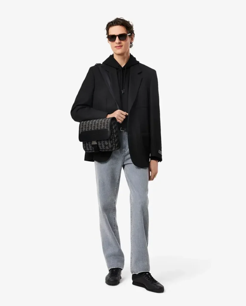 lacoste largetheblendflapclosebagblack mkp1937396 2