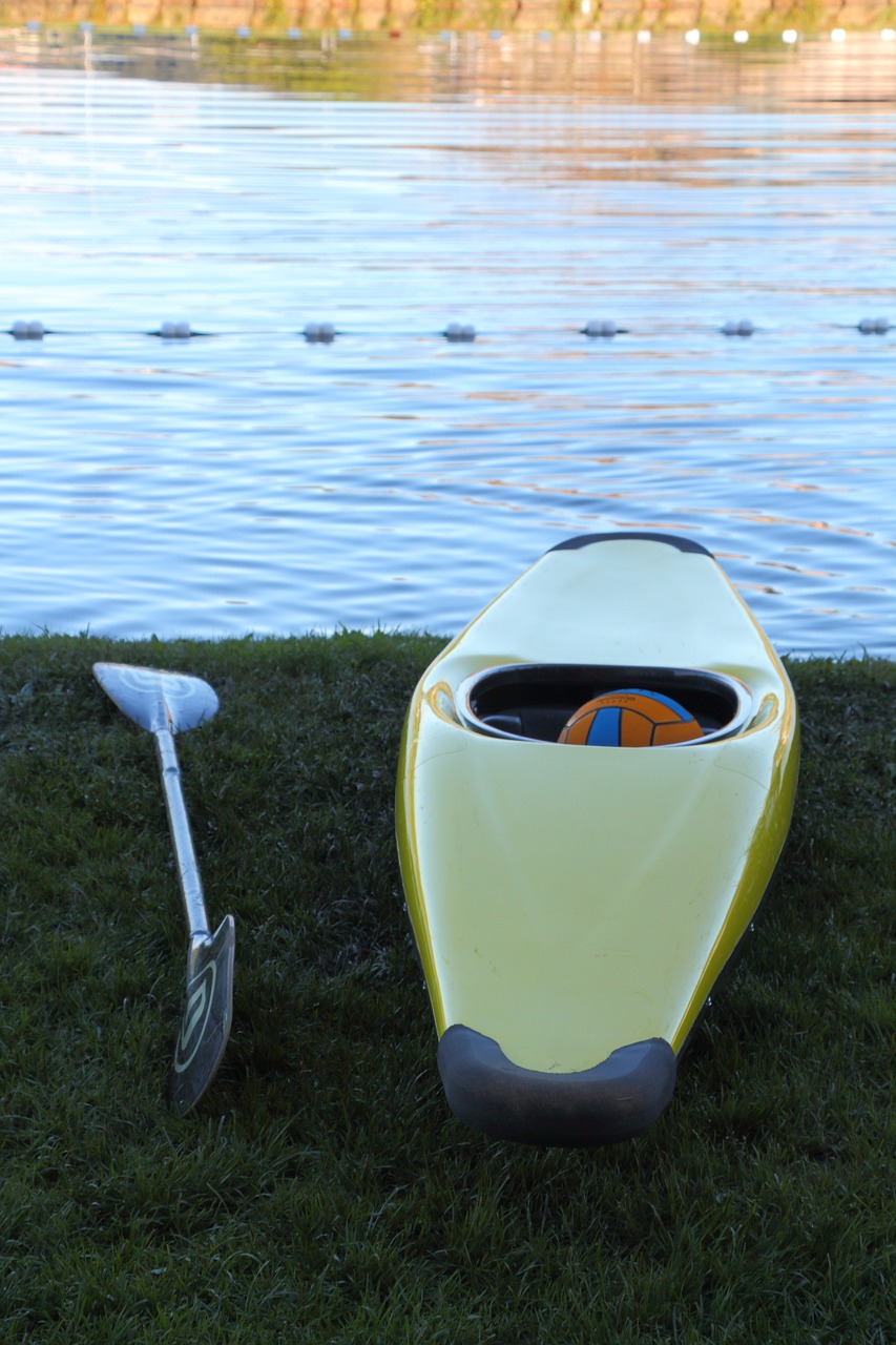 sport, kayak, nature, kayak polo, canoe, canoe polo, water sports, activity, paddle, lake