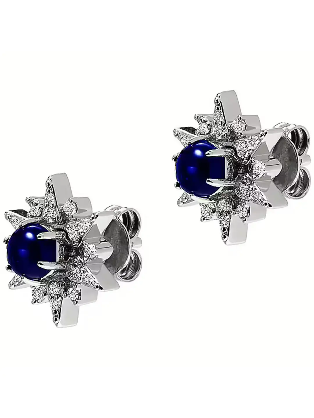 emporioarmani womensearringsmodeleg3603040silverblue mkp2042545 2