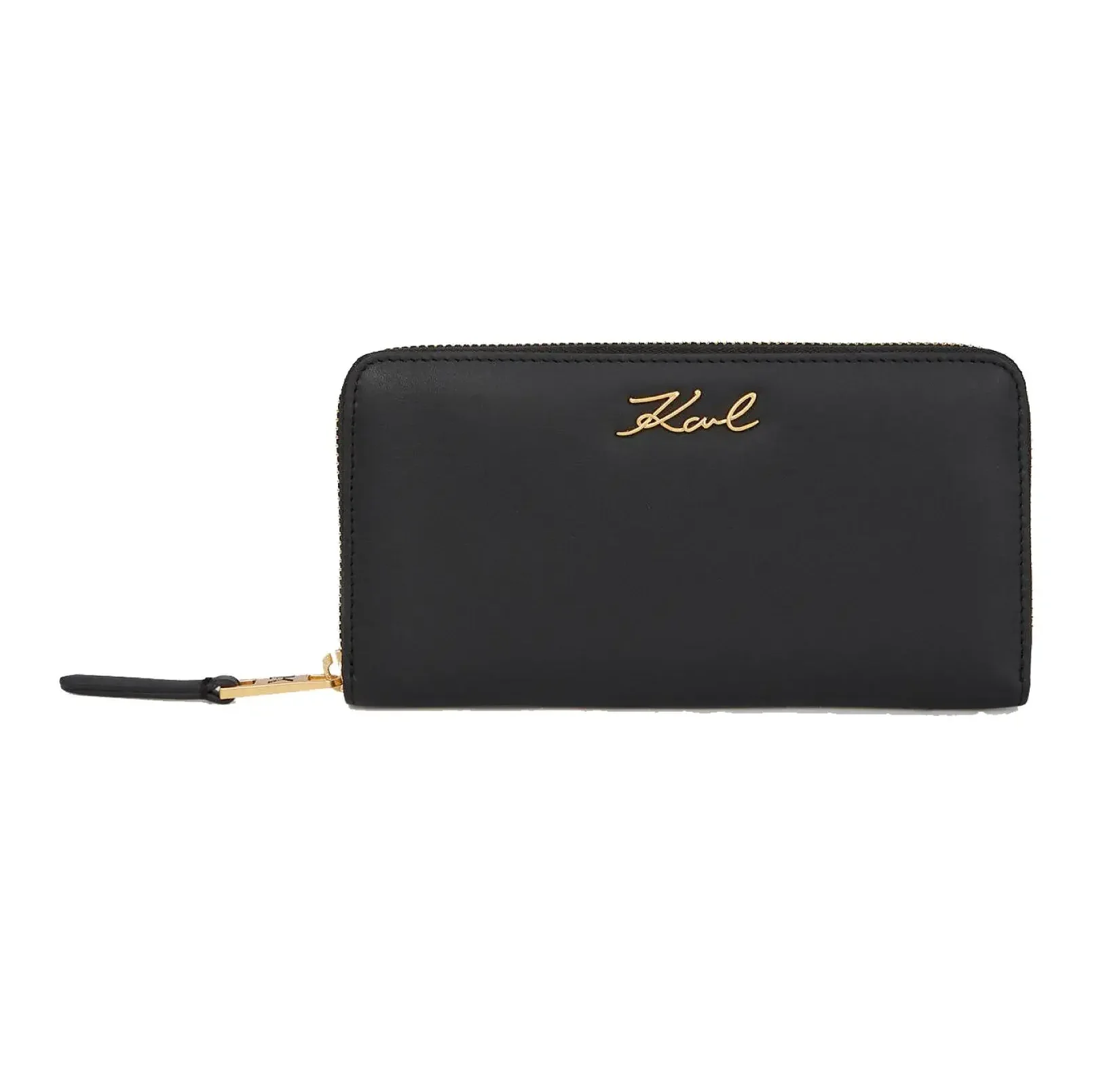karllagerfeld ksignaturecontinentalwalletblackgold mkp1908875 1