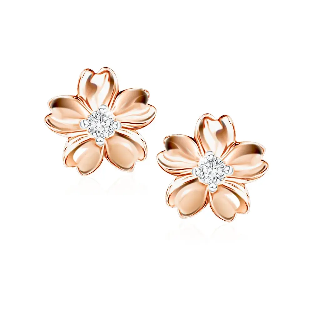 prima 9kearringssakurarosegold991e132501 mkp1329297 1