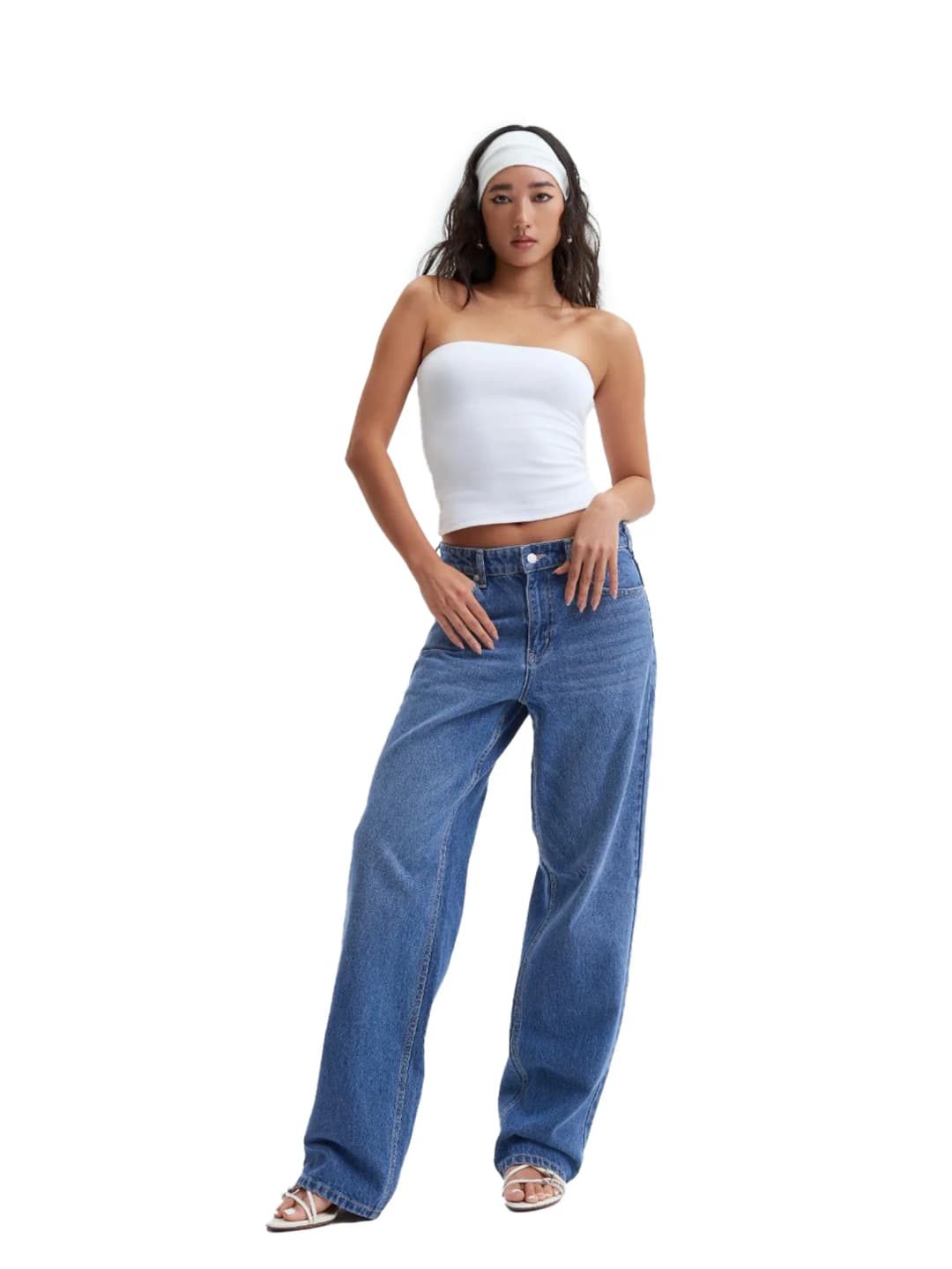 gq unisexjeansminimalrelaxfadedbluesize30usfadedblue cds25044393 1