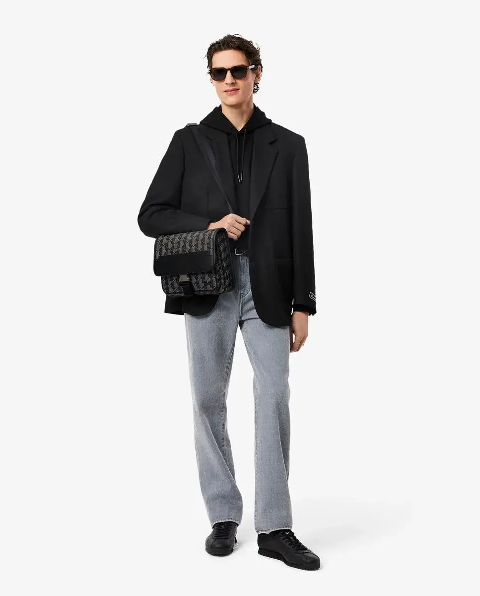 lacoste largetheblendflapclosebagblack mkp1937396 2