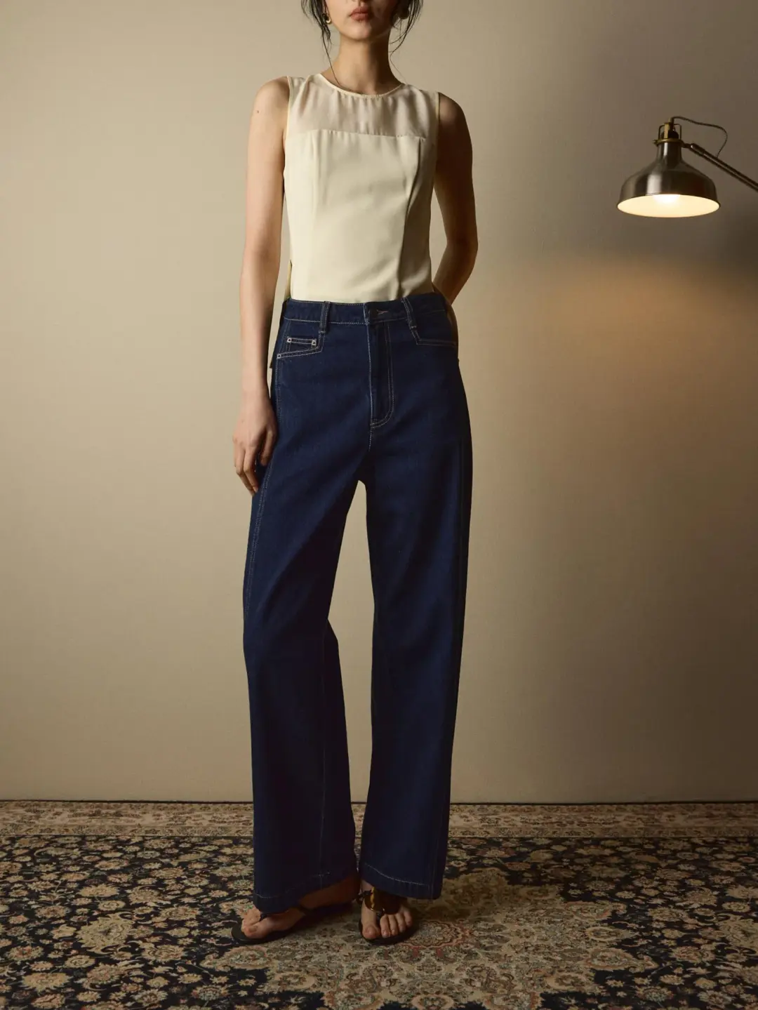 lovebonito womenjeansstraightlegparkerpanelled cds29326174 1
