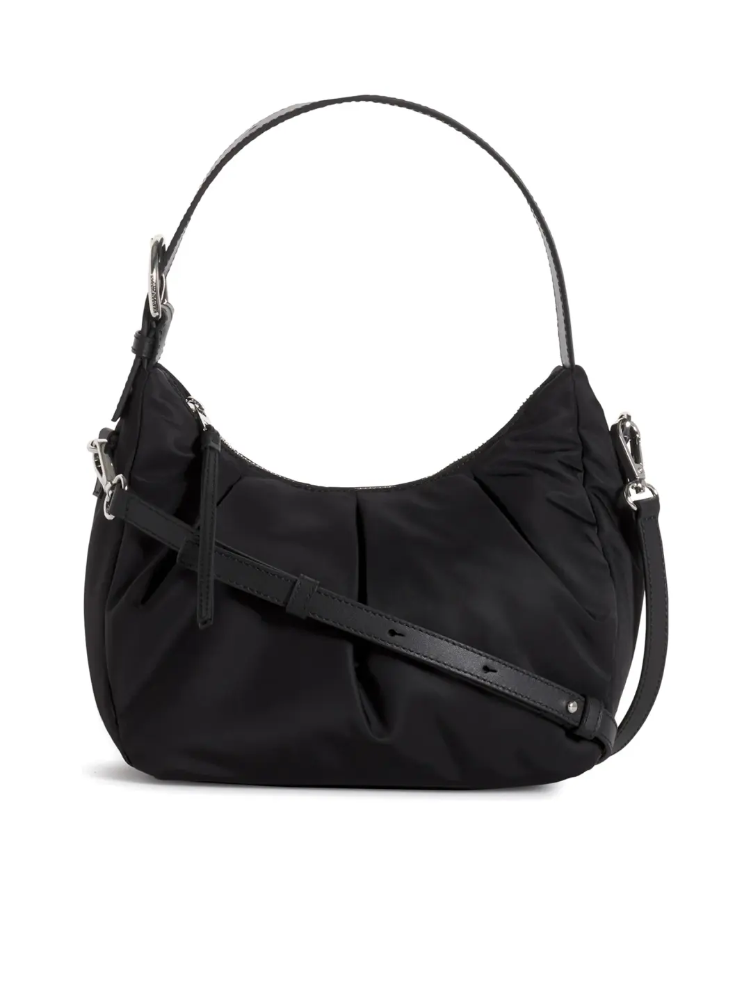 maisonkitsune unisexbloomshoulderbagnylonblack cds27403655 1