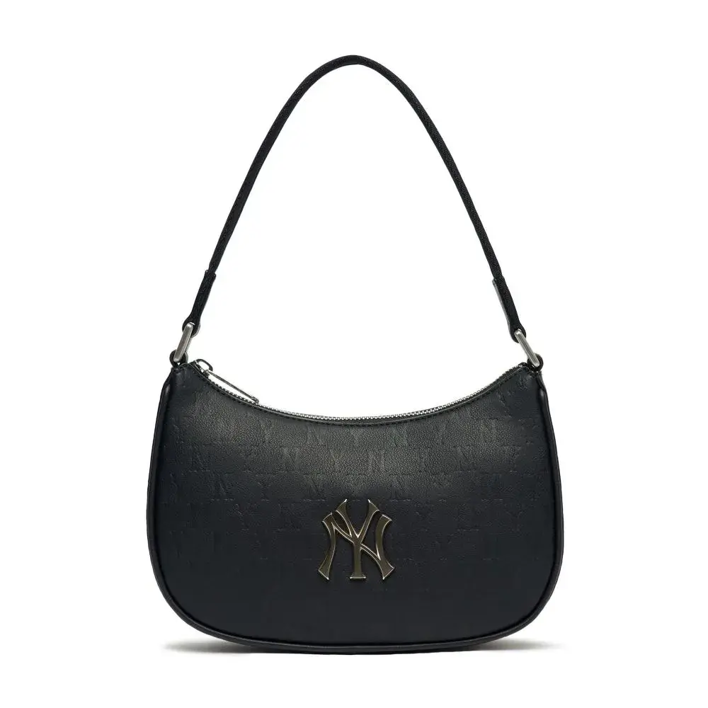mlb embomonogramhobobag3abqs022n50bksnewyorkyankeesblack mkp1137631 1