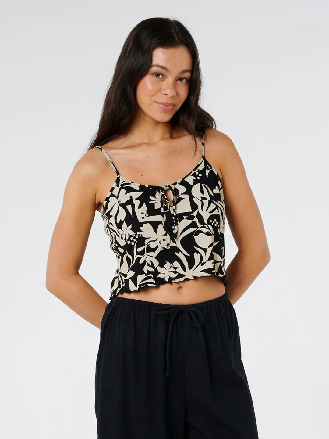 ripcurl womentankribsurfdreamsprintblack cds29138562 1