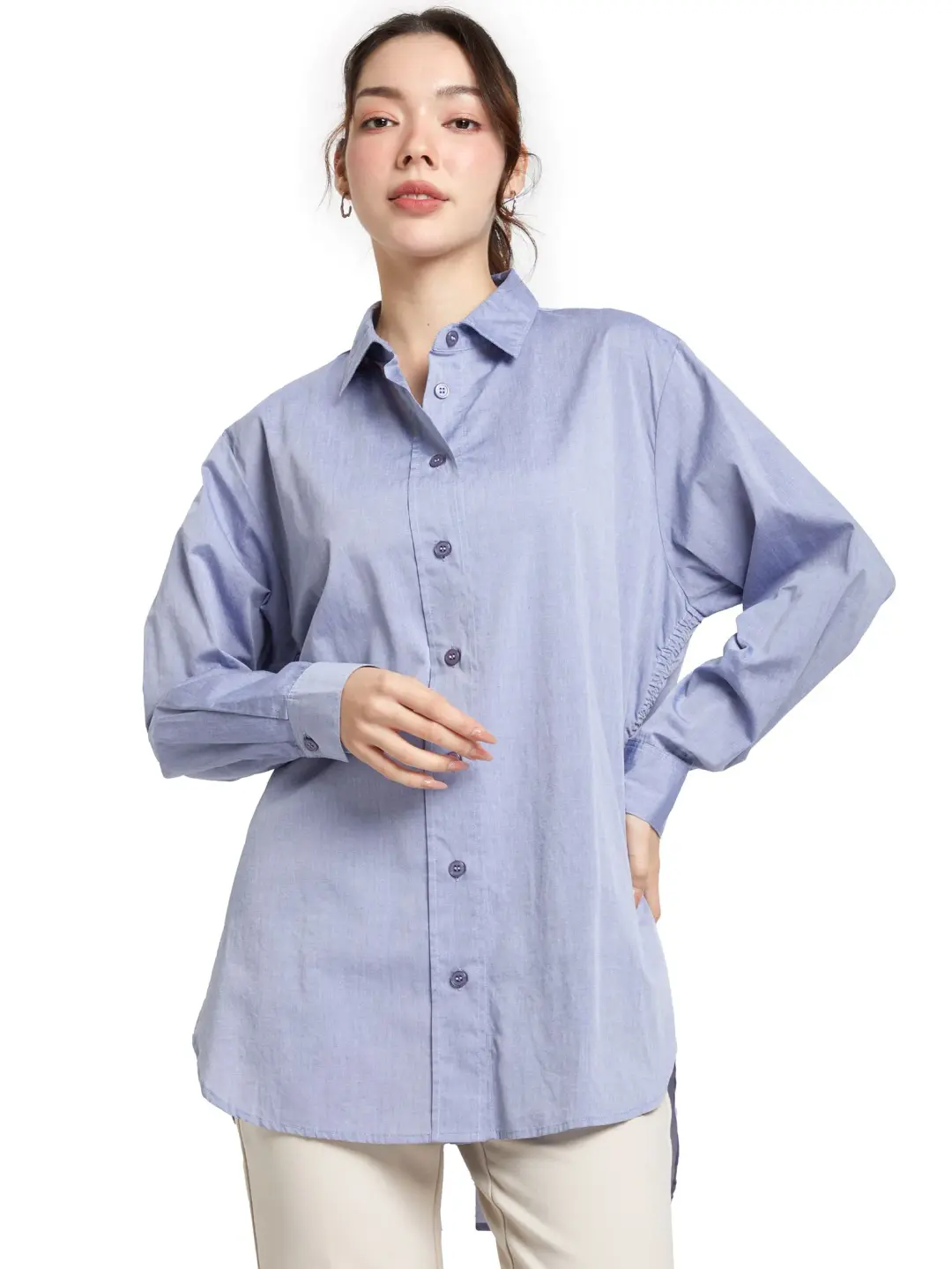 easypieces womenshirtlongsleevescollaredfrontbottons cds16918733 1