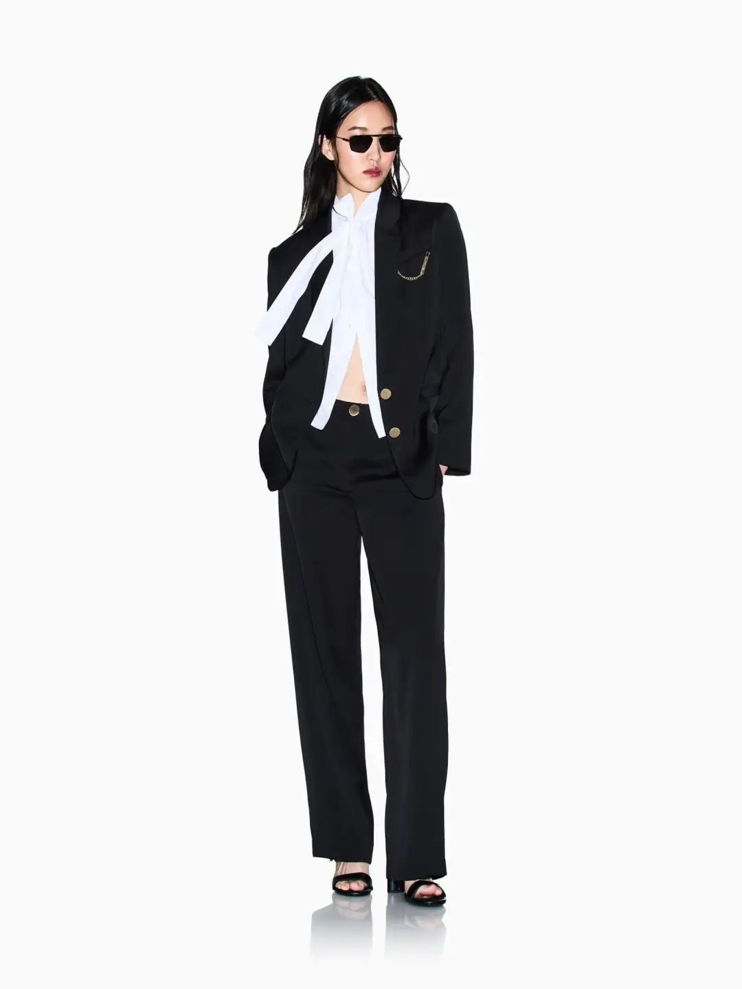 armaniexchange blazerwomanxw001953af21553uc001black mkp1093211905 5