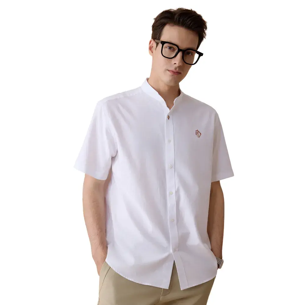 g2000 menclothingwrinklefreestandcollaroxfordshirtsmartfitwhite mkp1093102725 1