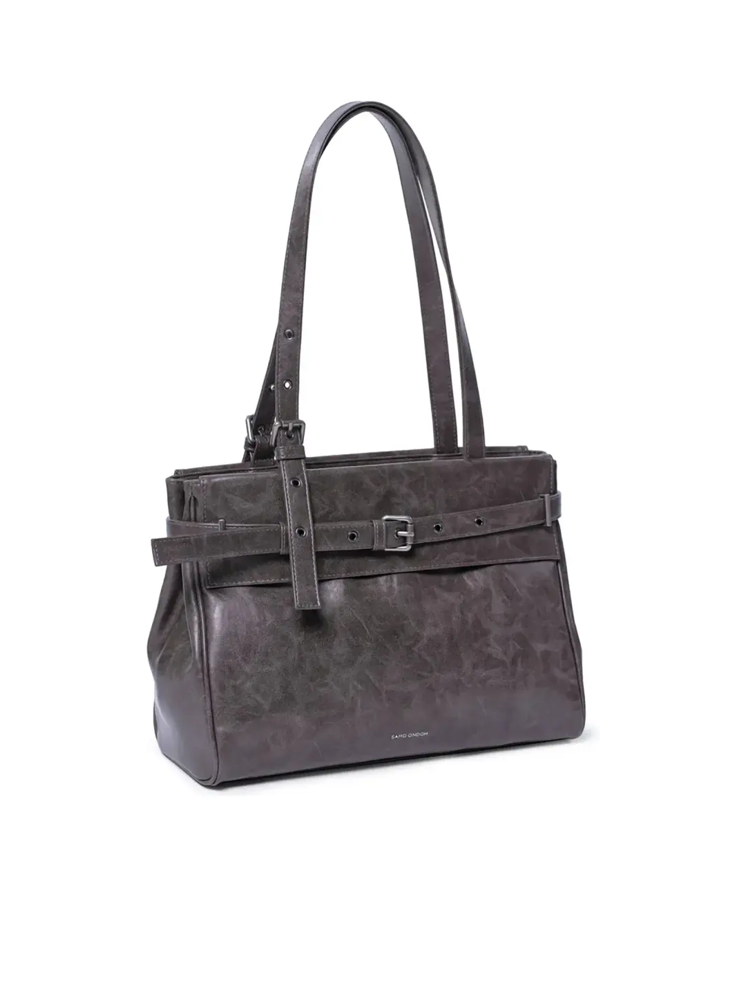 samoondoh womenbeltflapbagmbakedgrey cds29189052 2