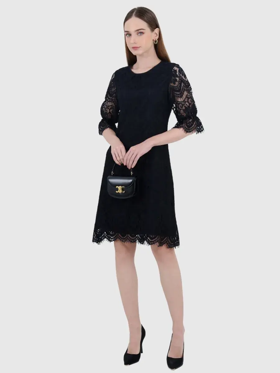 veroniqa womendressshortsleeveshannahlaceblack mkp1093111234 2