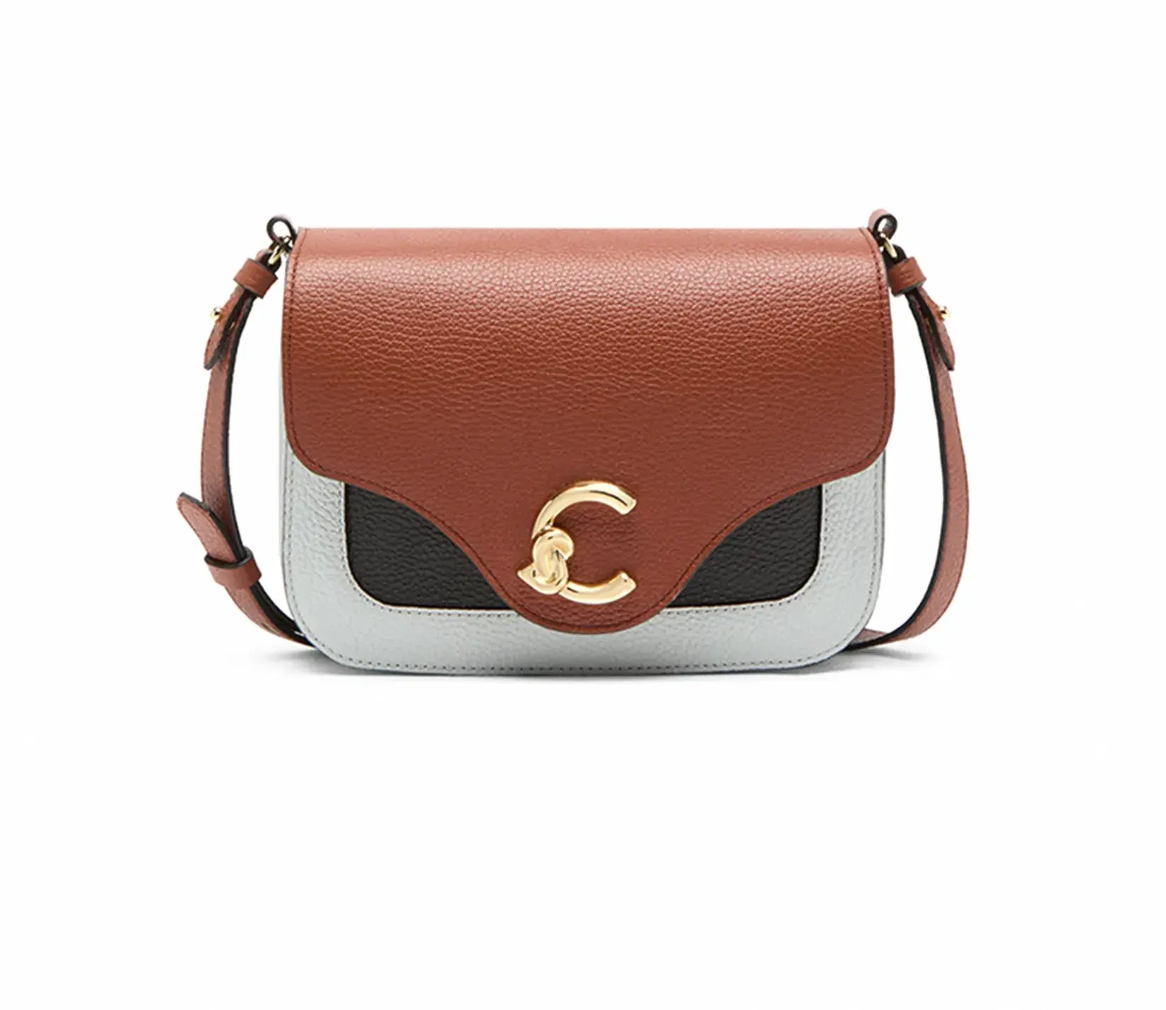 coccinelle womencrossbodybagcmesnowcognacnoir mkp1093032516 1