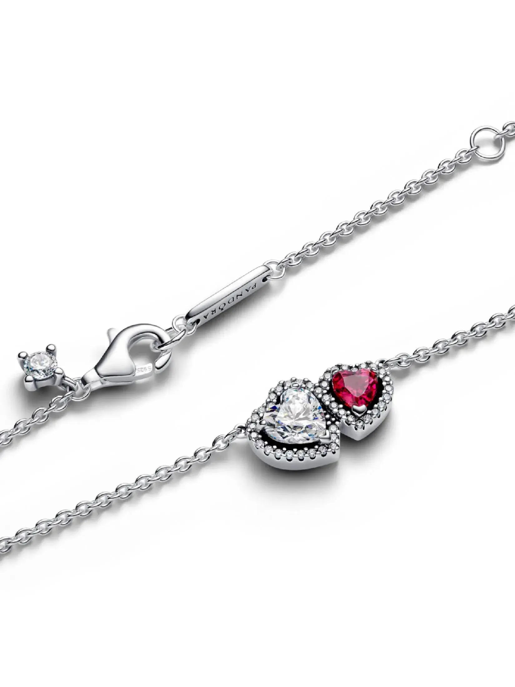 pandora silverpandoraheartssterlingsilvercollier mkp1879386 3